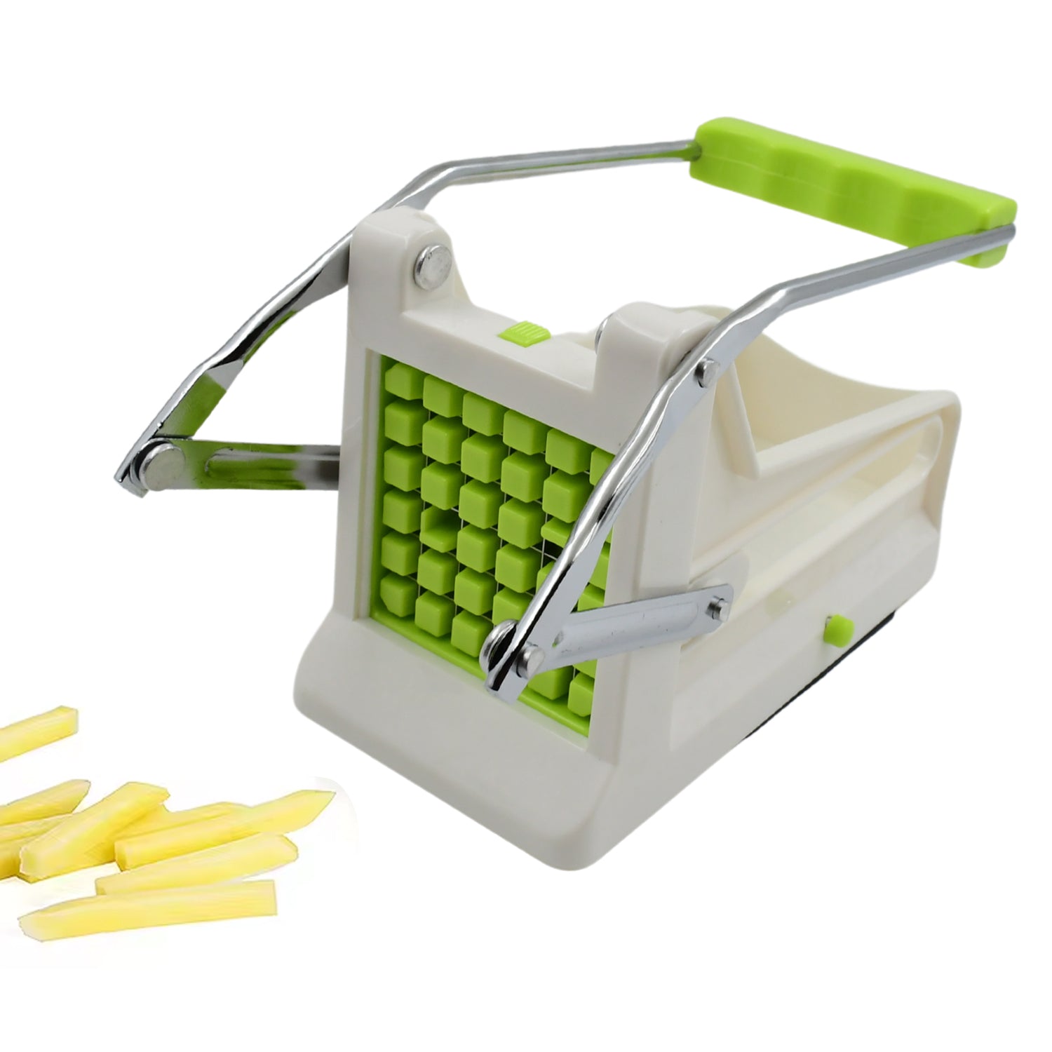 French Fry Cutter, Great with Vegetables, Potato Fries Cutter Professional Vegetable Cutter Stainless Steel Cutter Potato, Onions, Carrots, Cucumbers, Fruits Potato Cutter (1 pc) French Fry Cutter, Great with Vegetables, Potato Fries Cutter Professional Vegetable Cutter Stainless Steel Cutter Potato, Onions, Carrots, Cucumbers, Fruits Potato Cutter (1 pc)